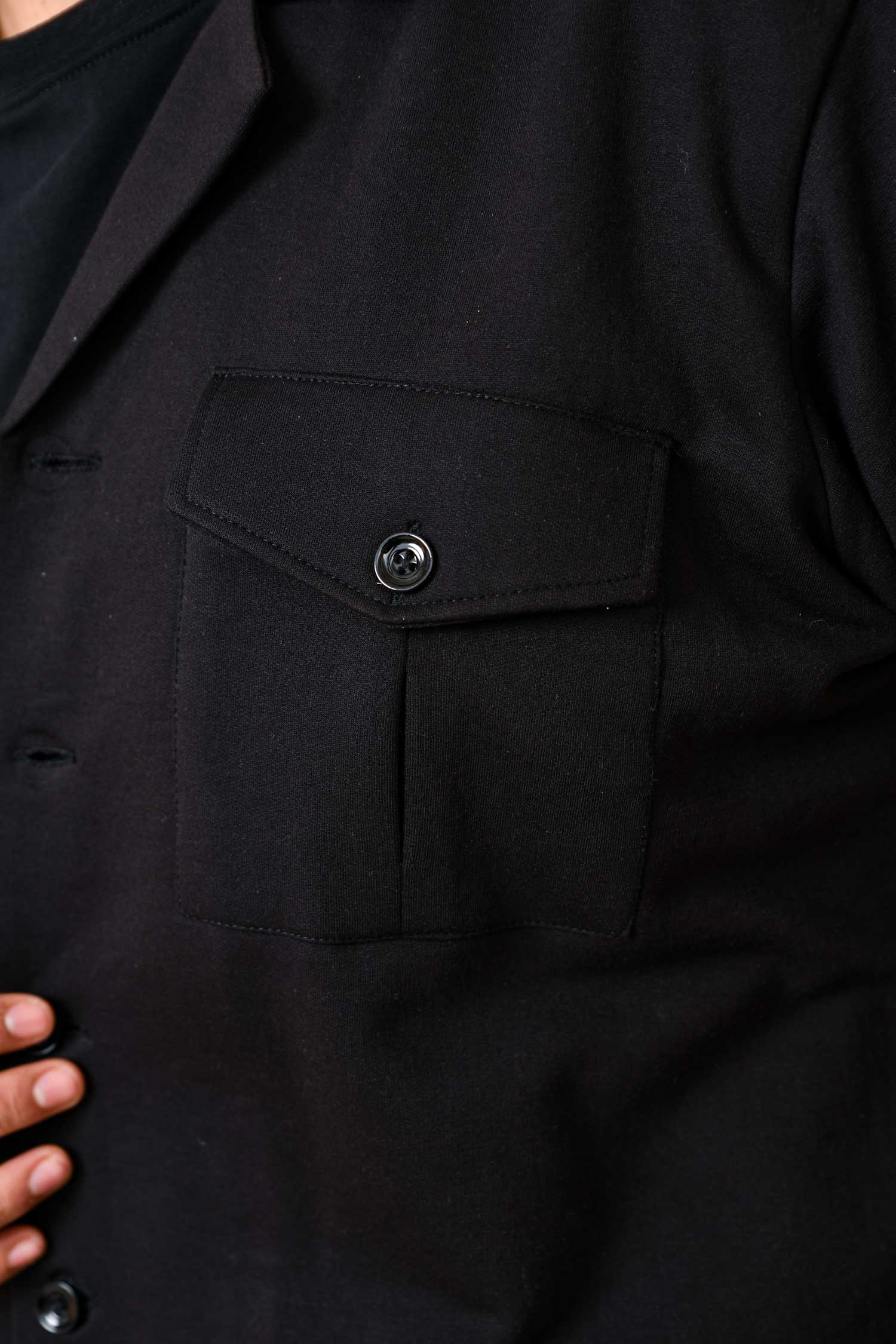 Baltic Black - Heritage Inspired Black Woollen Jacket