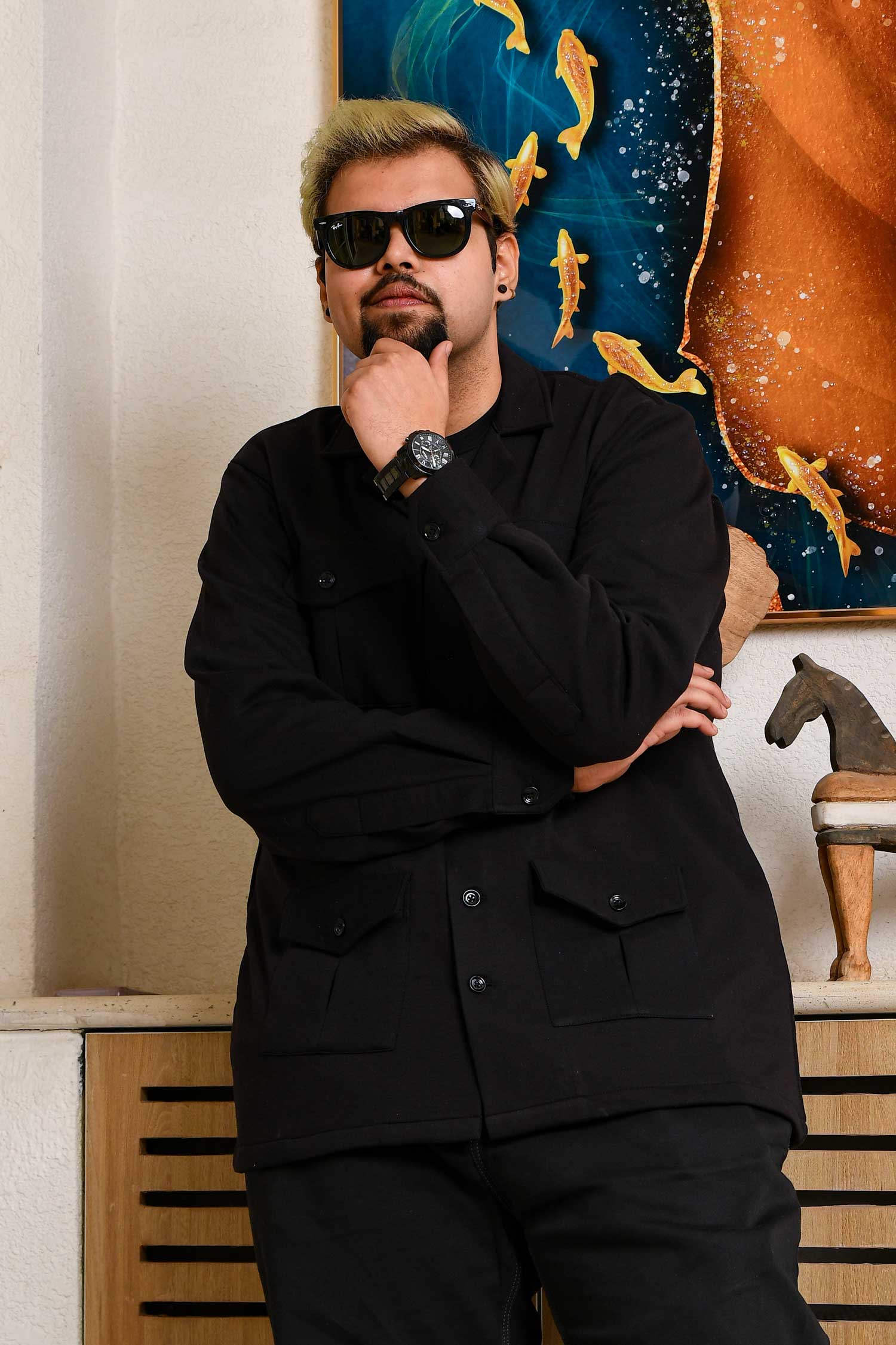 Baltic Black - Heritage Inspired Black Woollen Jacket